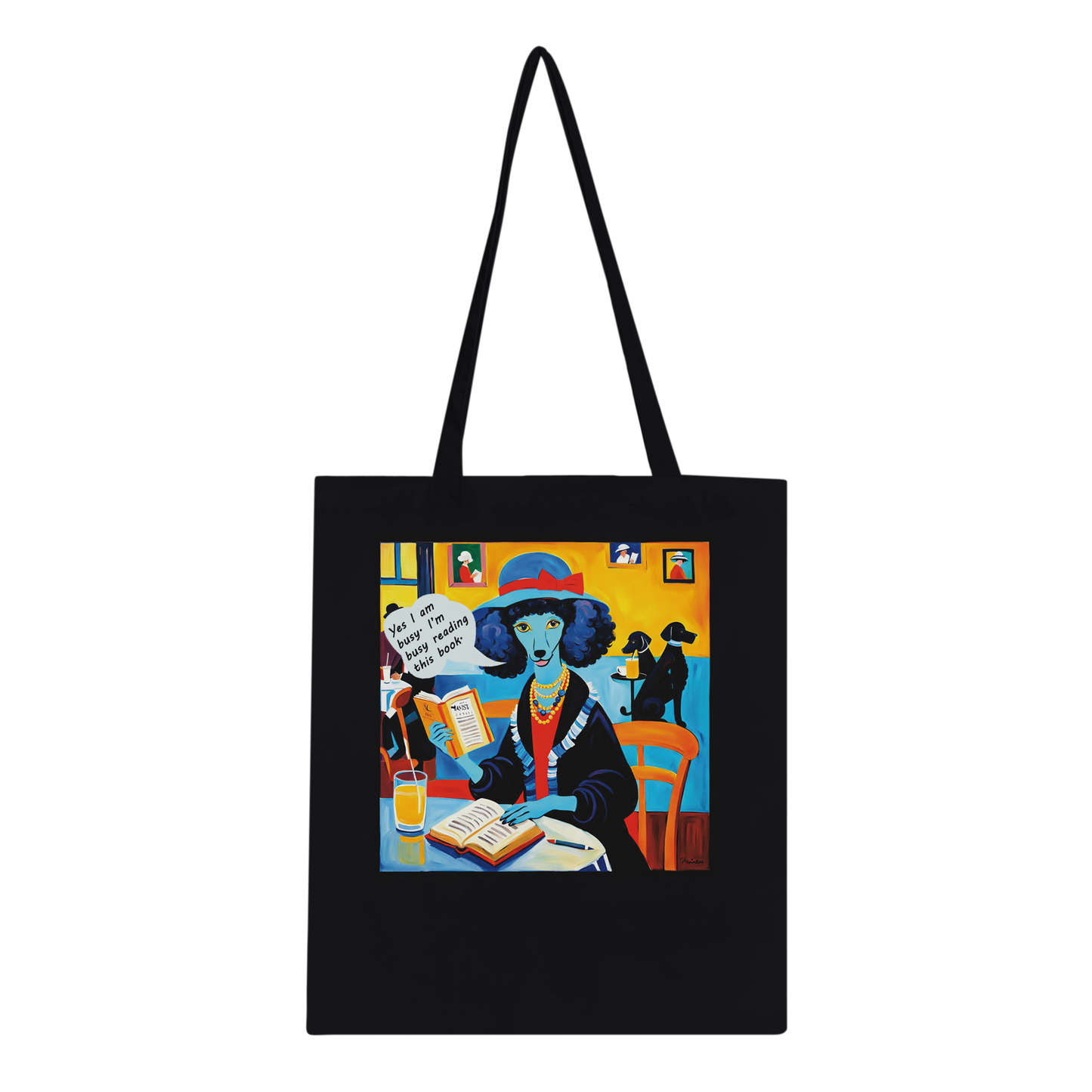 Literary Tote Bag Canvas Book Bag for Bibliophiles & Book Lovers Durable Bookworm Gift
