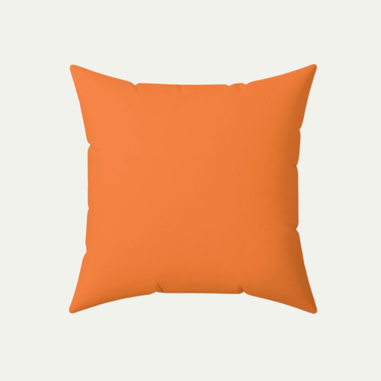Black Cat Square Accent Pillow, Outlandish Orangeback