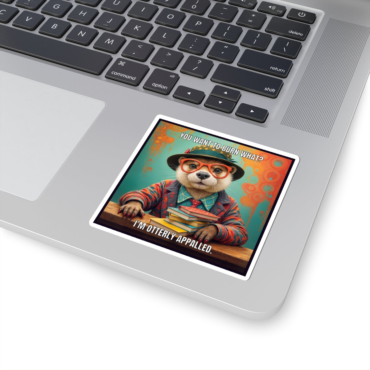 Book Lovers Kiss-Cut Stickers - Otterly Appalled context