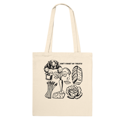 Funny Reusable Grocery Bag – Eco-Friendly Canvas Shopping Tote Dachshund