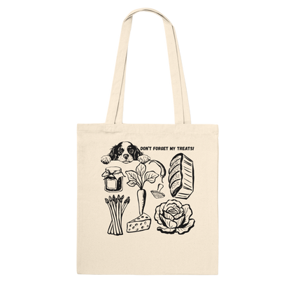Funny Reusable Grocery Bag – Eco-Friendly Canvas Shopping Tote King Charles Cavalier Spaniel