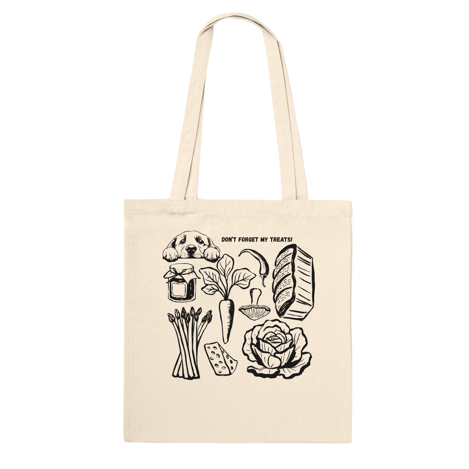 Funny Reusable Grocery Bag – Eco-Friendly Canvas Shopping Tote Labrador