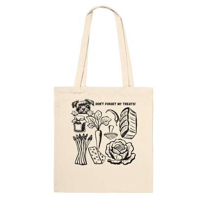 Funny Reusable Grocery Bag – Eco-Friendly Canvas Shopping Tote Yorkie