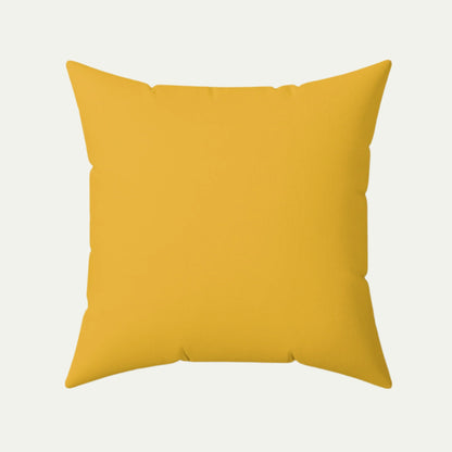 Labrador Retriever Wearing Glasses, Square Accent Pillow, Solid Glorious Gold 20 inch Back
