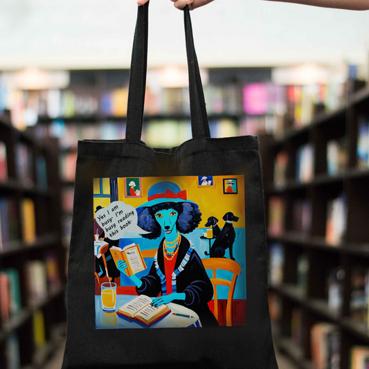 Literary Tote Bag  Canvas Book Bag for Bibliophiles & Book Lovers  Durable Bookworm Gift context