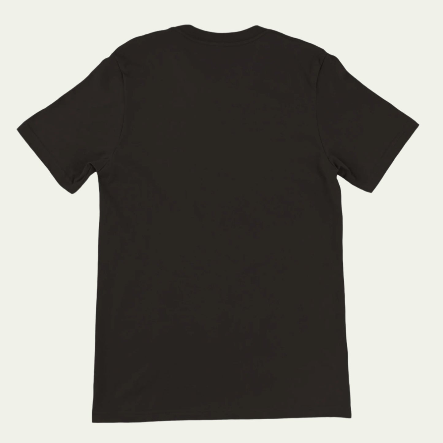 Personalizable Premium Cotton Crewneck T-shirt for Dog Owner, Add Four Photo, black, Back View