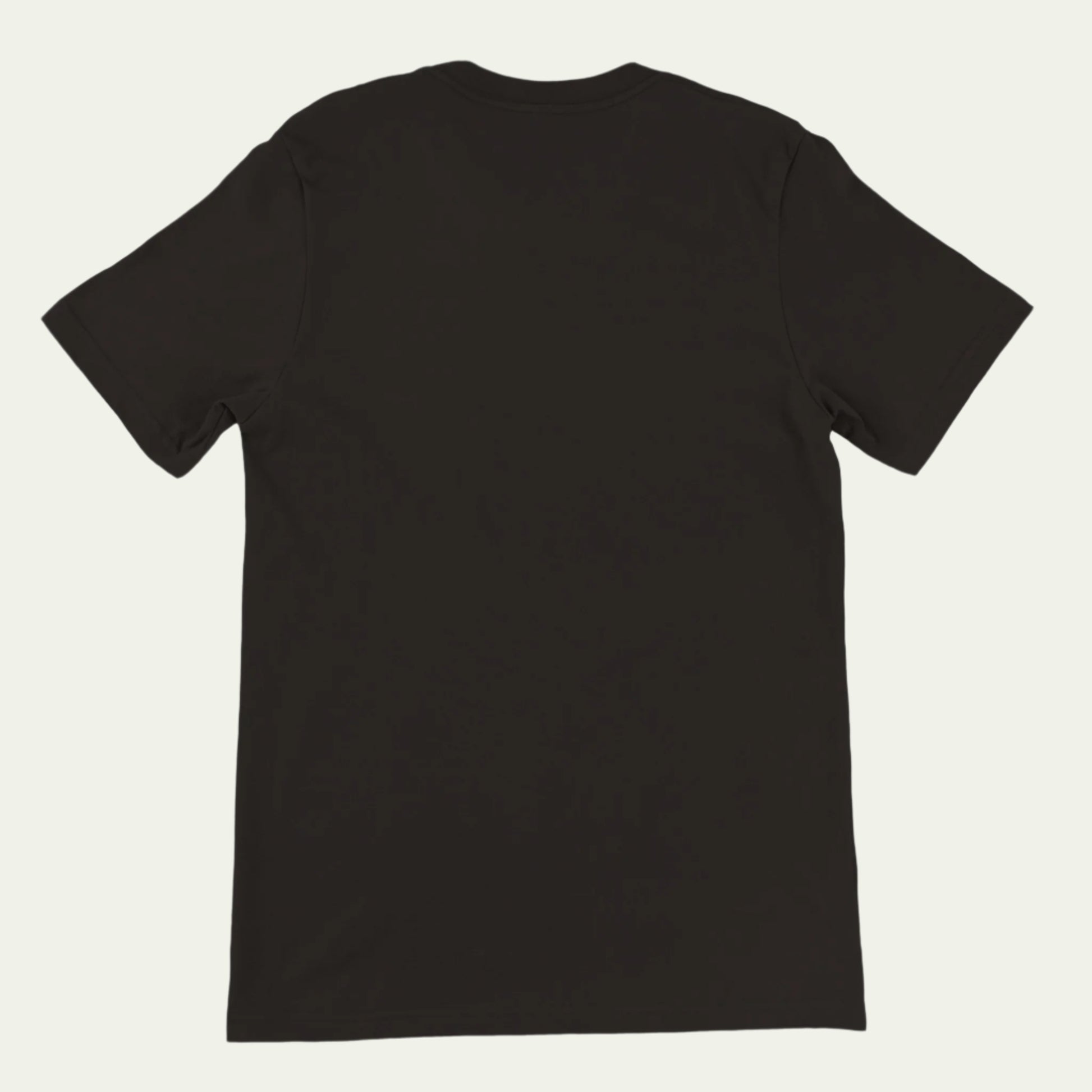 Personalizable Premium Cotton Crewneck T-shirt for Dog Owner, Add Four Photo, black, Back View