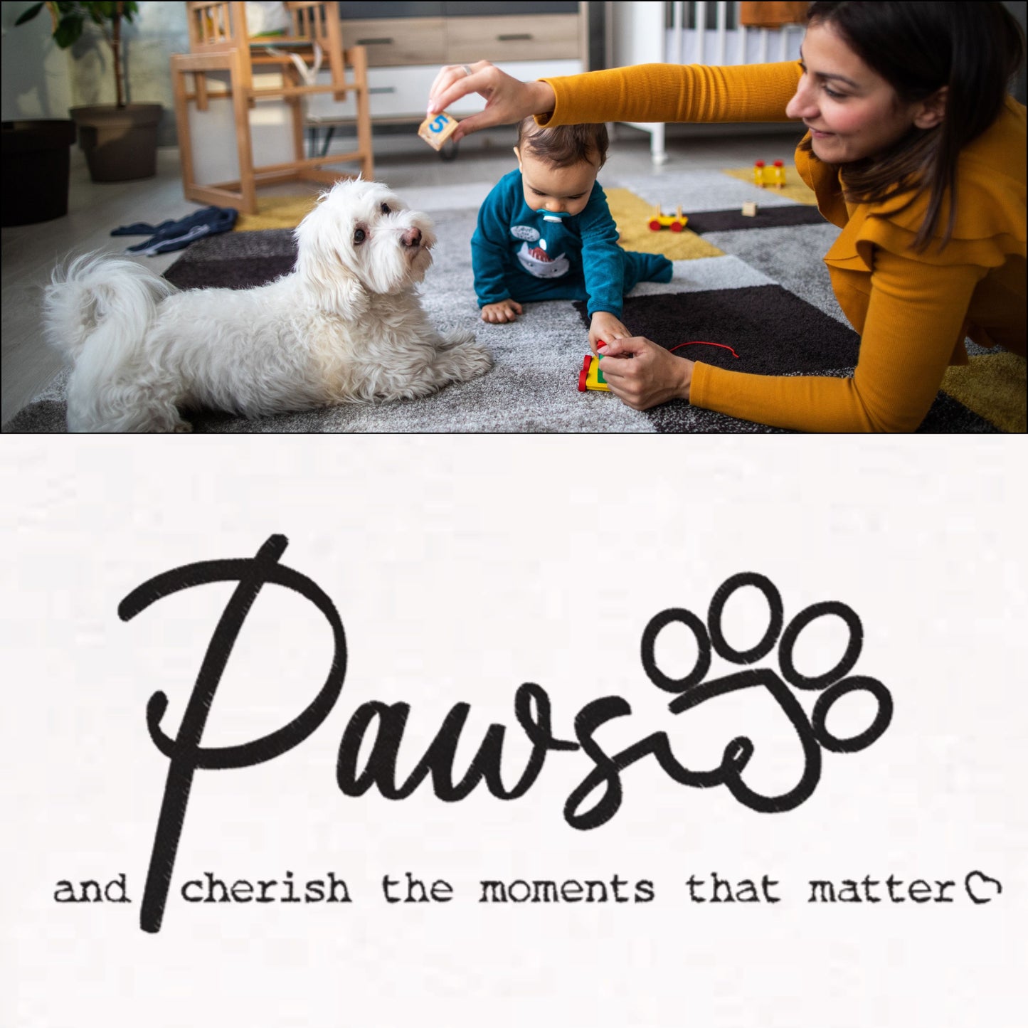 Personalized Crewneck Sweatshirt  Custom Embroidered Pets Names - Paws Cherish Context image close up