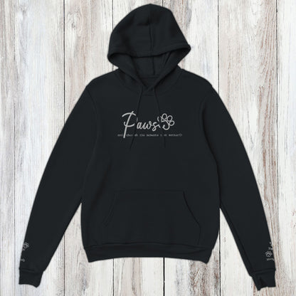 Personalized Hoodie - Custom Embroidered - Paws & Cherish - Black