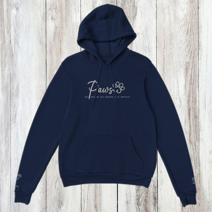 Personalized Hoodie - Custom Embroidered - Paws & Cherish - Navy
