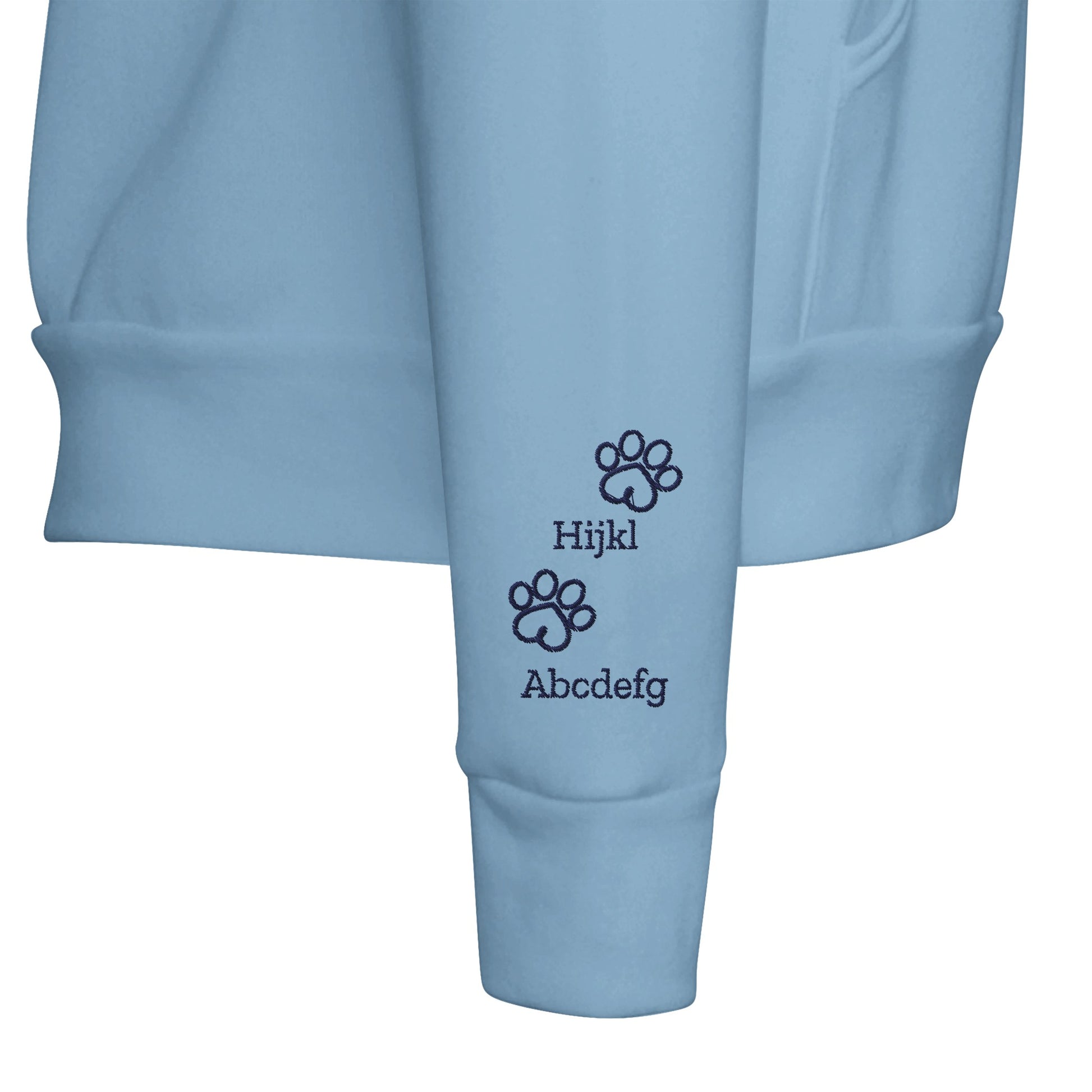 Personalized_Hoodie_Custom_Embroidered_Paws_Cherish_Sleeve_detail_right