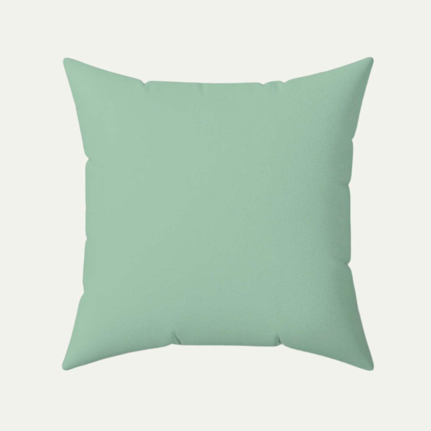Poodle Puppy Wearing Sunglasses, Square Accent Pillow, Soft Sea Green 20 inch back