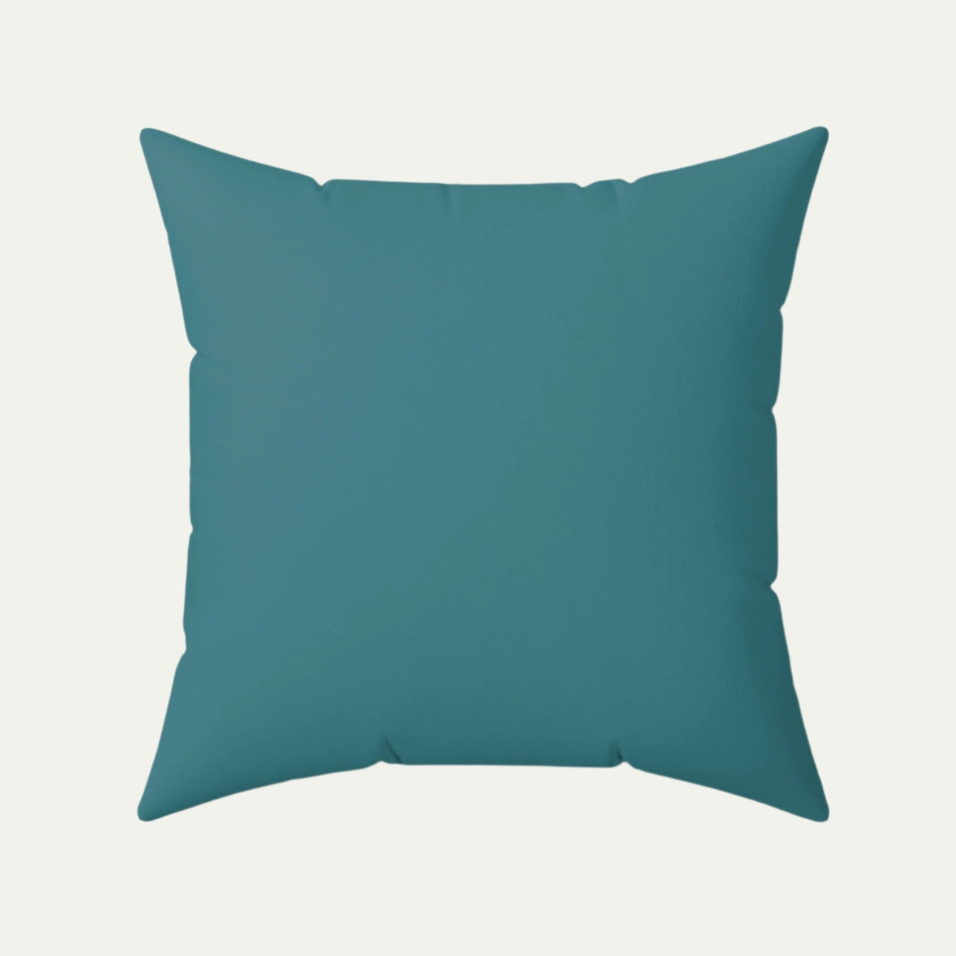 Shih Tzu Puppy Square Accent Pillow, Teal 20 inch Back