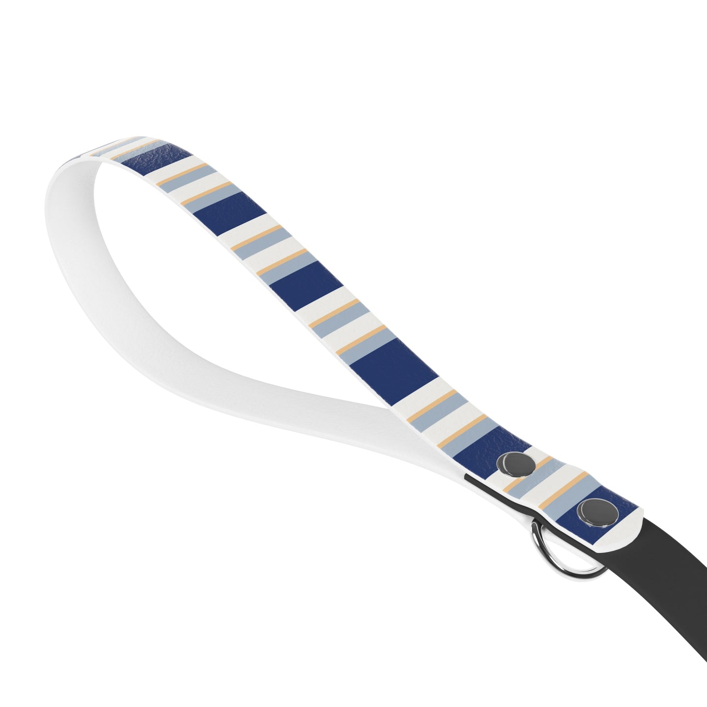 Stylish Pet Leash with Modern Stripes | Durable and Comfort Grip | Perfect for Dog Lovers handle back