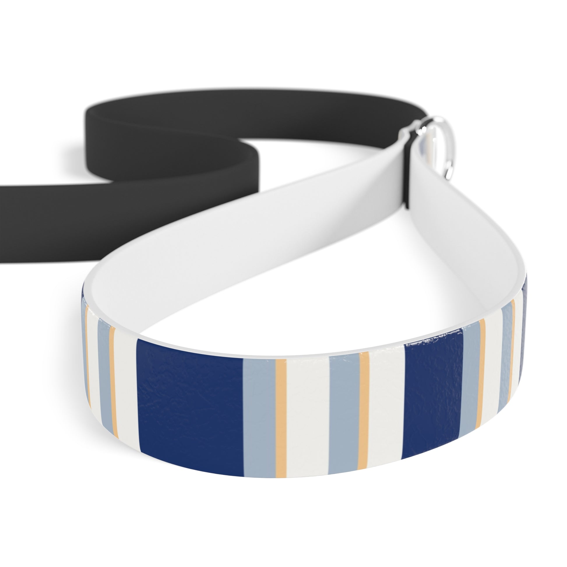Stylish Pet Leash with Modern Stripes | Durable and Comfort Grip | Perfect for Dog Lovers handle close up