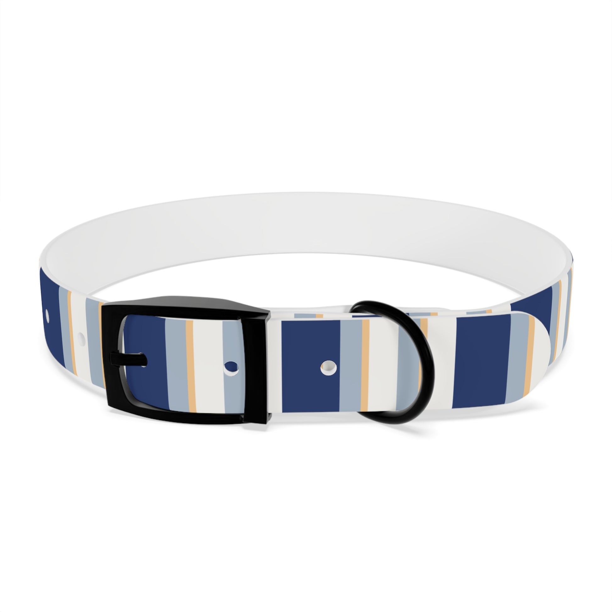 Stylish Striped Dog Collar - Trendy and Comfortable L