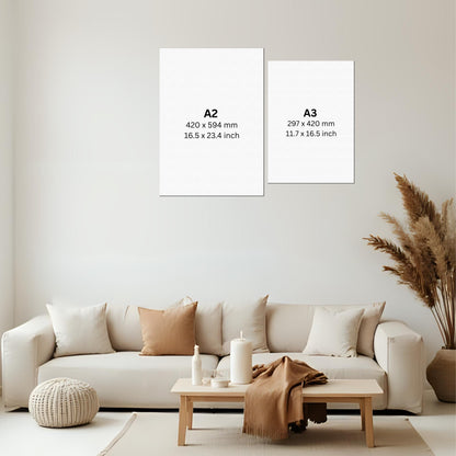 Personalized Paw Print Pet Photo Collage | Modern Organic Wall Art